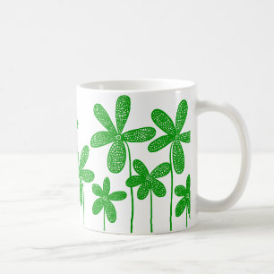 Mug Jolies fleurs - Vert