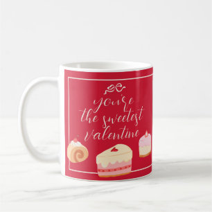 Mug Jolies gâteaux photo plus doux de la Saint-Valenti