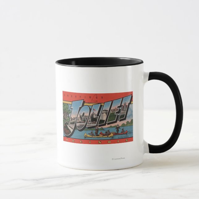 Mug Joliet, Illinois - Scènes de grandes lettres (Droite)