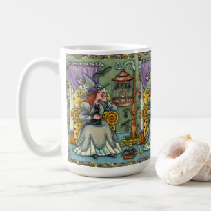 MUG JOLIMENT WITCH, CHAT & SES ANIMAUX, CAGE DE MAIN,