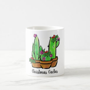 Mug Jolis cactus de Noël Cactus cactées succulentes 