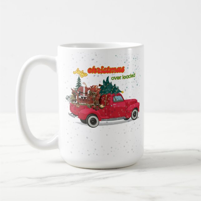Mug Jolly Christmas Overloaded Truck (Gauche)