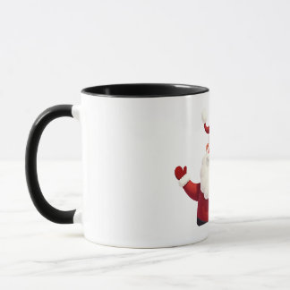 Mug Jolly Kawaii Santa Claus Illustration