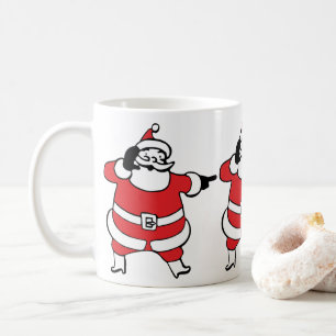 Mug Jolly Santa Claus appelle Reindee à Noël