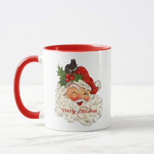 Mug Jolly Santa Claus Joyeux Noël personnalisé