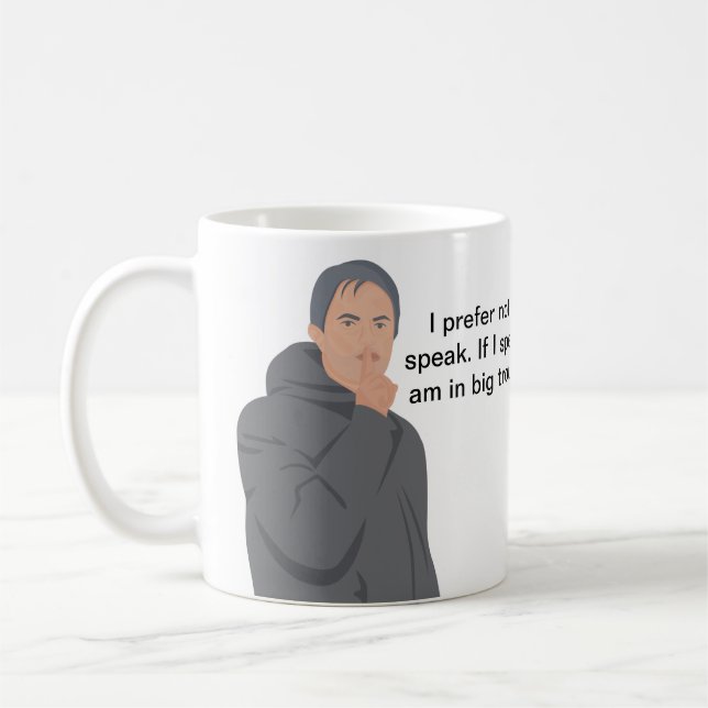 Mug Jose Mourinho - Je préfère ne pas parler (Gauche)