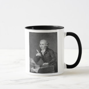 Mug Joseph Haydn a gravé par Schiavonnetti, 1792