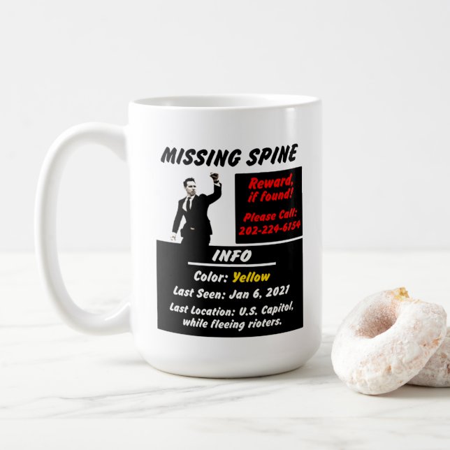 Mug Josh Hawley Raté Spine (Avec donut)