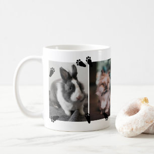 Mug Jote Bunny Empreintes de pattes Quatre animaux de 