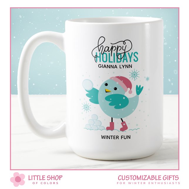 Mug Jouer à la neige Personnalisé (Créateur téléchargé)