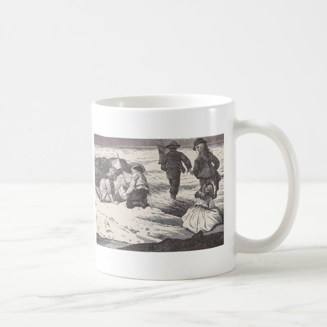 Mug Jouer À La Plage (Droite)