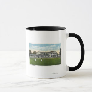 Mug Jouer au golf de femmes de club national de