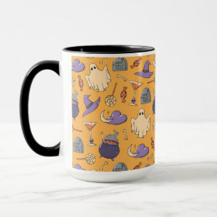 Mug Jouer des fantômes d'Halloween et des sorcières Mo