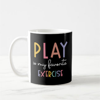 Mug Jouer Est Mon Exercice Préféré Enfant Physique Thé