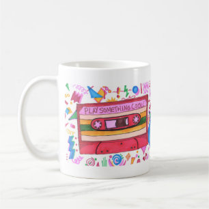 Mug Jouer Quelque Chose Musique Cool Mixtape Art Sloga