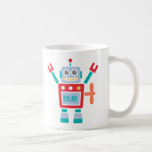 Mug Jouet Robot Mignon Vintage Pour Enfants