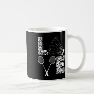 Mug Joueur de badminton Amateur de badminton Navette