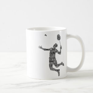 Mug Joueur de badminton navette garçons jeunesse homme
