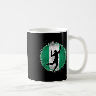 Mug Joueur de badminton Nigeria Drapeau nigérian Niger
