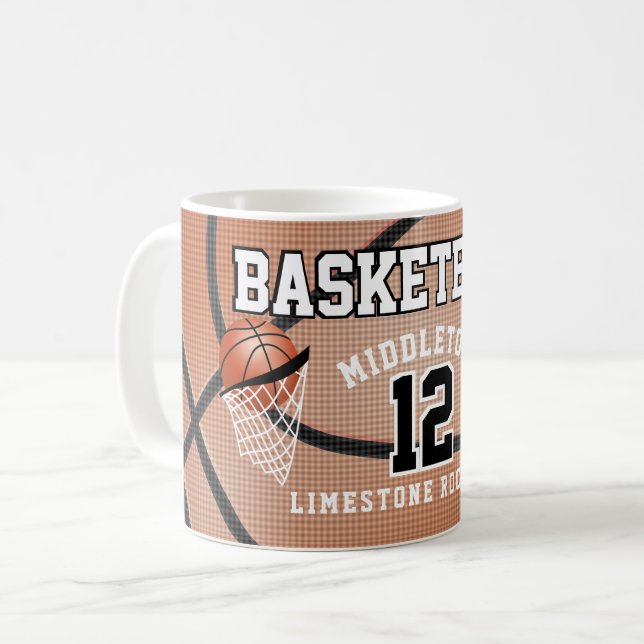Mug Joueur de basket-ball (Devant gauche)