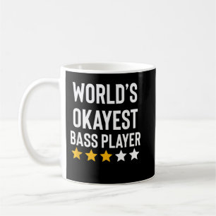 Mug Joueur de basse le plus moyen du monde Musique Drô