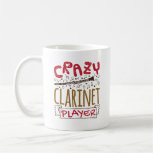 Mug Joueur de clarinette fou clarinettiste
