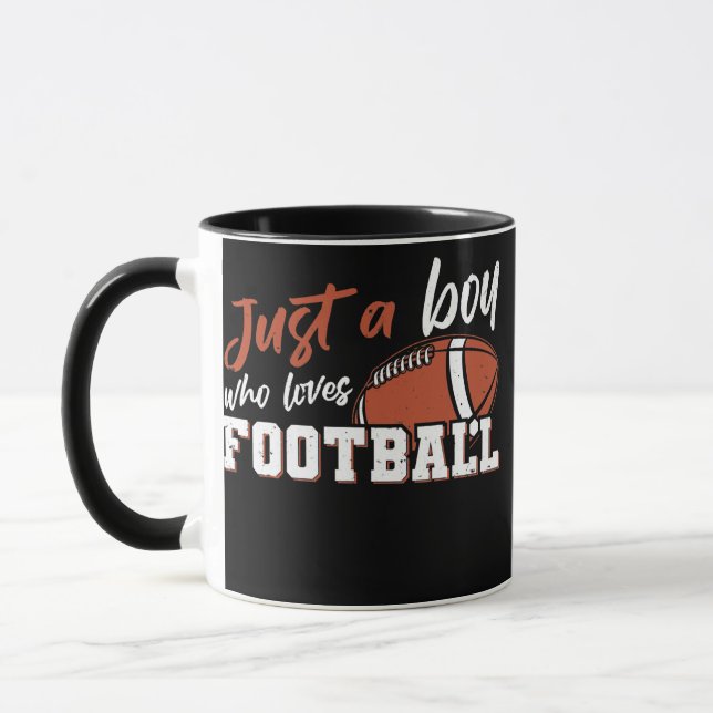 Mug Joueur De Football Américain Drôle Juste Un Garçon (Gauche)