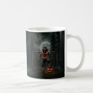 Mug Joueur de football loup-garou Halloween Horreur Ar