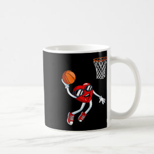 Mug Joueur de Heart Dunk Sketll Saint-Valentin Amour S