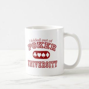 Mug Joueur de jeu de cartes amusant de l'université de