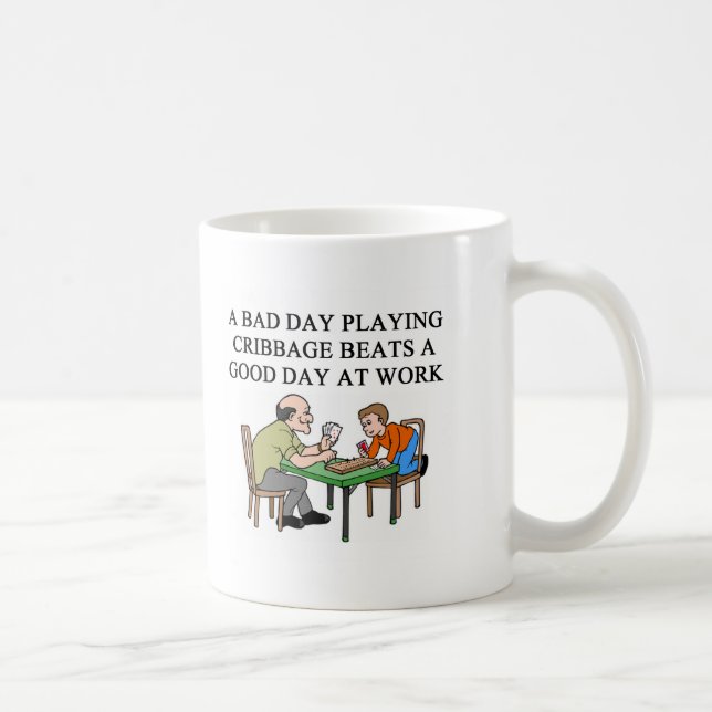 Mug joueur de jeu de cribbage (Droite)