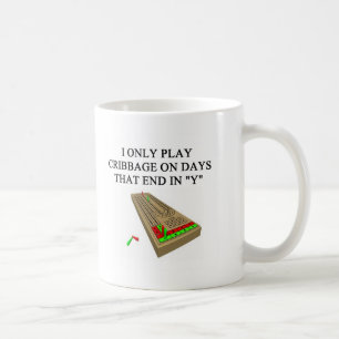 Mug joueur de jeu de cribbage