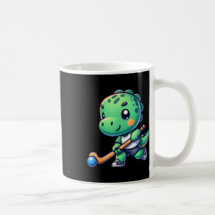 Mug Joueur de l'équipe de hockey sur gazon de dinosaur