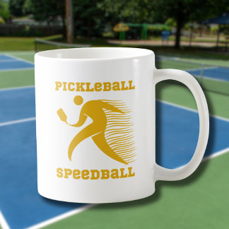 Mug Joueur de Pickleball Speedball avec vitesse