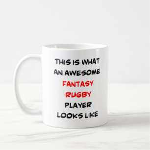 Mug Joueur de rugby imaginaire, génial