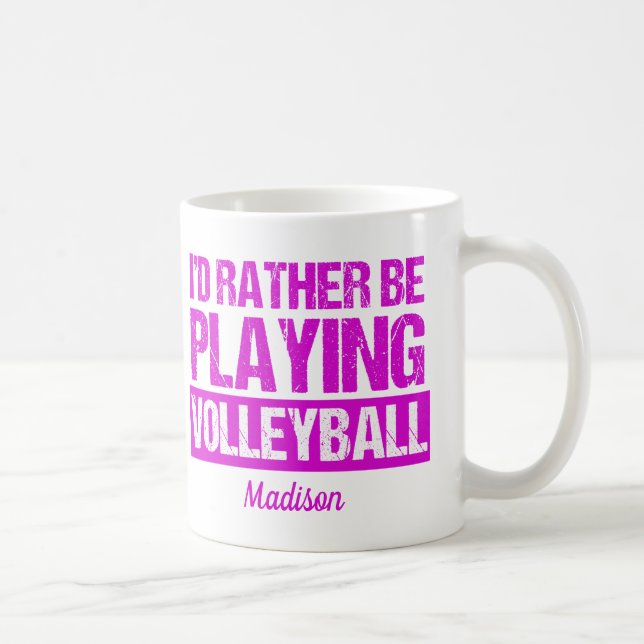 Mug Joueur de volley-ball mignon (Droite)