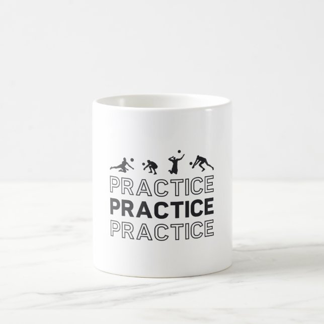 Mug Joueur de volleyball Exercice Pratique Cadeau (Centre)