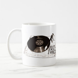 MUG JOUEUR D'ENREGISTREMENT DES LYRIQUES DE COMPÉTENCE