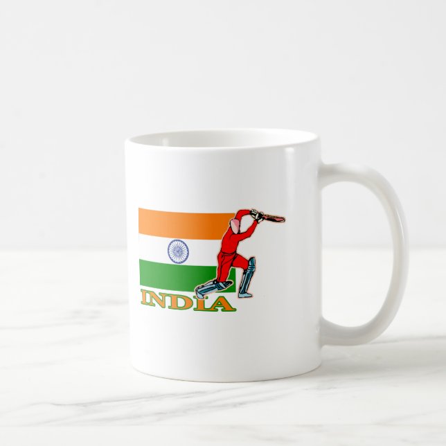 Mug Joueur indien de cricket (Droite)