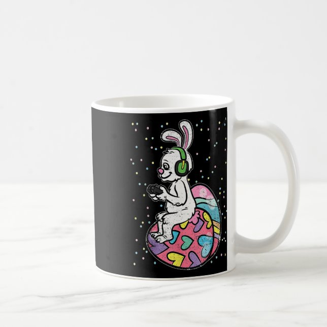 Mug Joueur Vidéo Lapin De Pâques Avec Contrôle (Droite)