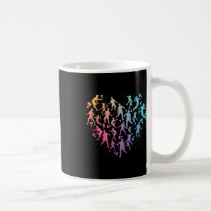 Mug Joueurs de badminton à l'aquarelle Équipe Amoureux