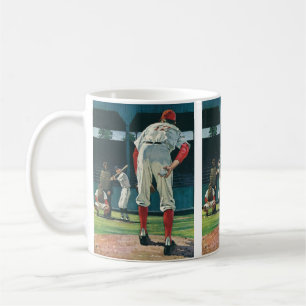 Mug Joueurs de baseball vintage sur le monticule