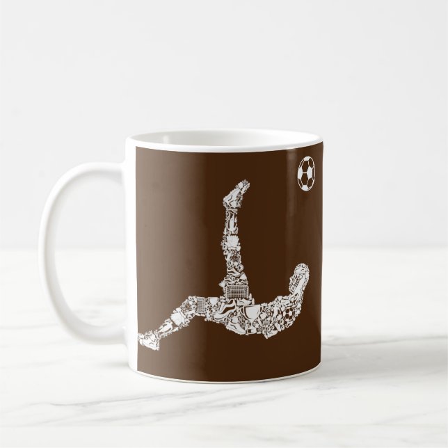 Mug Joueurs de football Jeunes Hommes Garçons Enfants (Gauche)