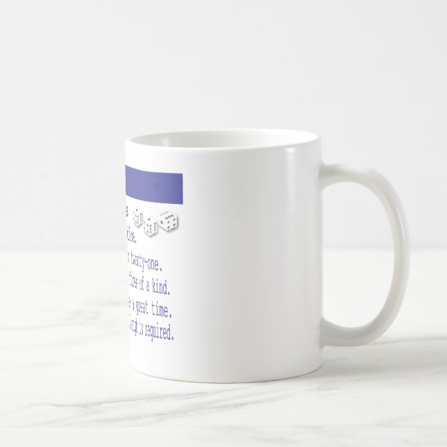 Mug joueurs voulus de bunco (Droite)