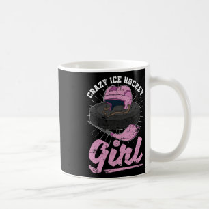 Mug Joueuses de hockey sur glace folles de sport d'hiv