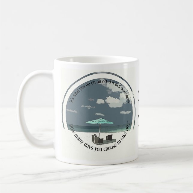 Mug "Jour de congé" de la purée de café (Gauche)