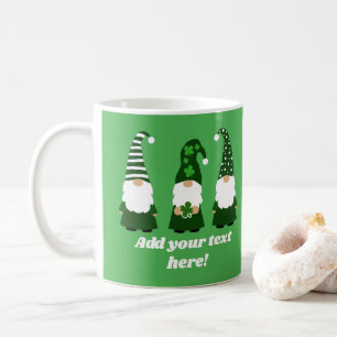 Mug Jour de la Saint Patrick Gnomes mignon Personnalis