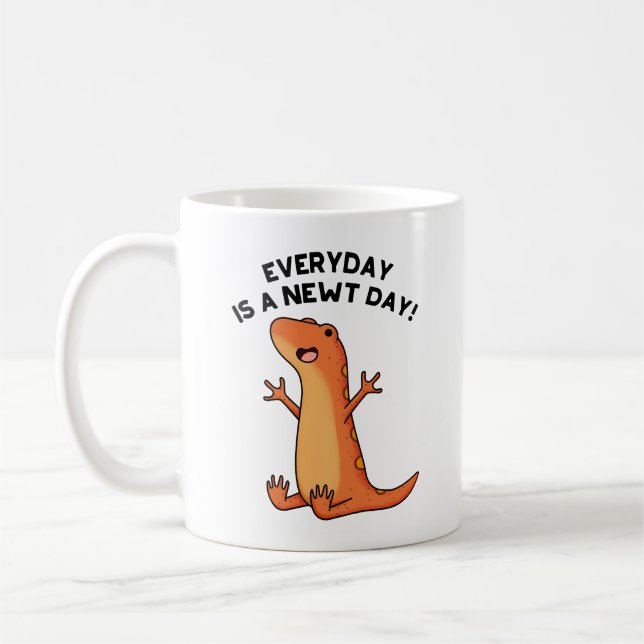 Mug Jour de la semaine Un jour de la nouvelle amusante (Gauche)