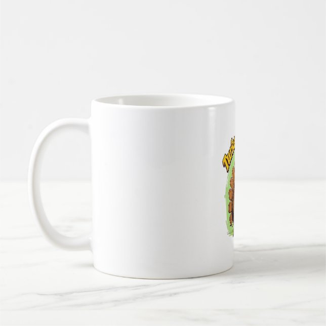 Mug Jour de la Turquie à Thanksgiving T-shirt trop gra (Gauche)
