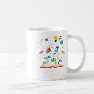 Mug Jour De L'École 100 Jours Smarter Livres Space Lov